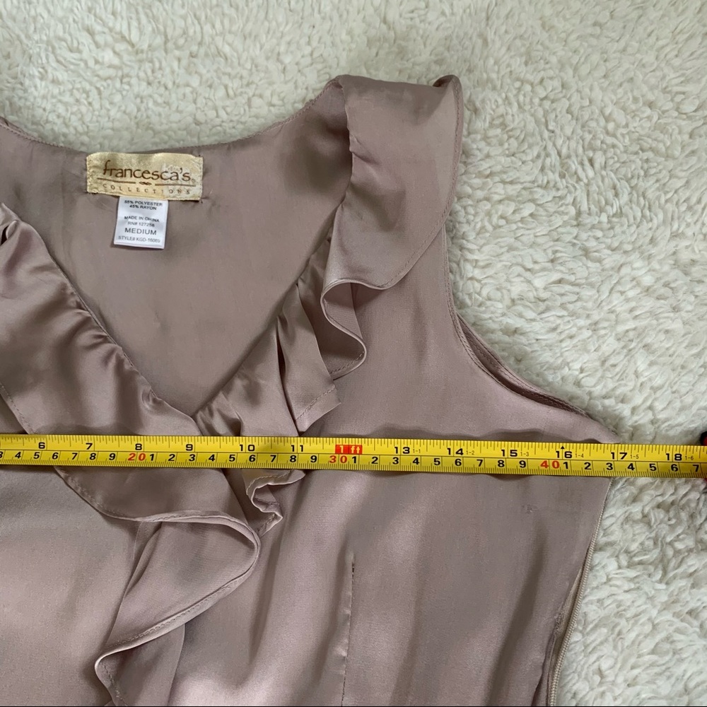 Francesca’s Ruffle Trim Dress - Picture 4 of 6